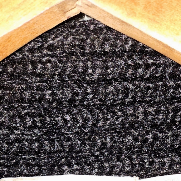 Vintage 1980s Wool Blend Black Knit Sweater Cardigan Jacket by Belldini - Picture 6 of 6